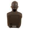 Back view of the brayden im13 red cpr manikin red illumination showing the rear and base details