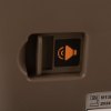Detail of the brayden im13 red cpr manikin showing an orange volume icon on a brown surface with red illumination