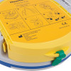 A close up view of the trainer pak inserted into the device showing instructions on how to use them