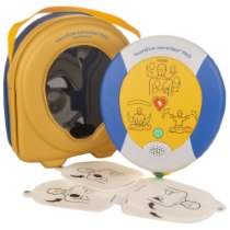 Heartsine Samaritan Pad 350P Trainer HeartSine samaritan pad 350p trainer kit with training device, electrodes and yellow carry case