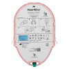 an image of the front of the heartsine samaritan paediatric pad-pak cartridge showing instructions on how to use the pads on a child