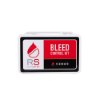 rapidstop bleed kit standard shown from the front with red and black label on white case
