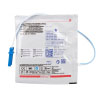 A back view of the Schiller FRED Easy Adult defibrillator pads showing the technical data of the electrode pads