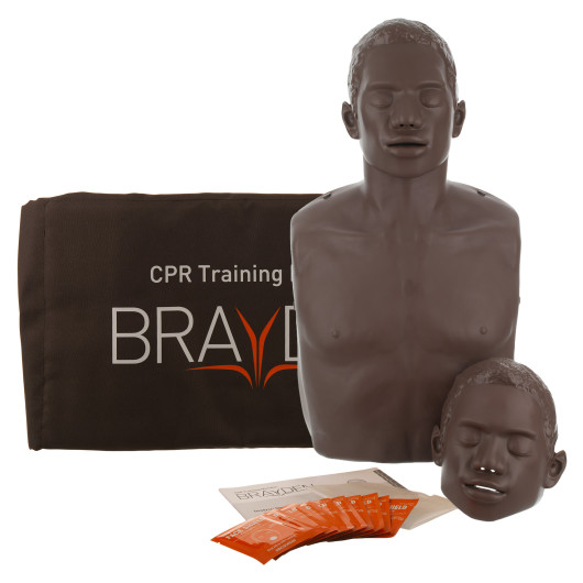 Brayden CPR Training Manikin - Dark Skin - Contents