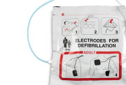 A collection of replacement defibrillator pads