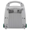 The back of a white defibrillator showing its serial numbers