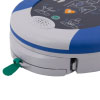 A close-up of the thumb tag to deploy the electrode pads