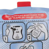a close up image of the top of the pads stating the age and or weight of the patient the pads can be used on