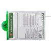 Back view of ipad nfk200 dual adult paediatric electrode pads packaging showing product information and instructions