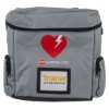 front view of physio control likepak cr2 trainer unit bag in grey with heart and lightning logo and trainer label