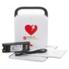 physio control lifepak cr2 usb fully automatic defibrillator with handle and accessories including battery cable and manuals