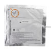 a square silver foil packet containing a pair of adult electrodes for the Powerheart AED G3 Plus Defibrillator