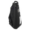 a side view of the black bag for the mediana hearton a16 defibrillator showing the loop for the shoulder strap