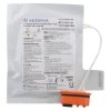 Front view of mediana hearton a16 adult paediatric defibrillator pads showing packaging and connector details