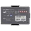 Front view of zoll aed 3 defibrillator battery pack showing label and safety icons