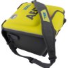 zoll aed 3 carry case laid on its back showing the shoulder strap and top surface with logo visible