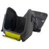 Open and empty zoll aed 3 carry case showing the interior and flap with strap attached