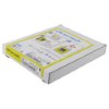 Box of zoll aed 3 cpr uni padz defibrillator pads shown at an angled view with product information on top