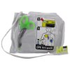zoll aed 3 cpr uni padz defibrillator pads shown open with attached green scissors and instructions for use