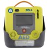 zoll aed 3 defibrillator wall mounted bracket showing the front with the defibrillator in place