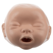 Stjbabyf Laerdal Baby Anne Cpr Training Manikin Faces Light Skin Front a replacement plastic face for a resuscitation training manikin