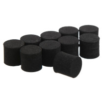 Stjbabyfo Laerdal Baby Anne Cpr Training Manikin Foreign Objects Group B 10 black cylinders approx 1 inch high to simulate a foreign object when doing first aid training