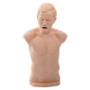 a foam male torso for practice and first aid training purposes to simulate a choking patient