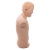Side view of the laerdal choking charlie training manikin showing the head and upper torso