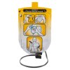 Front view of defibtech lifeline aed auto defibrillator adult pads package with illustrated usage instructions