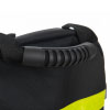 a close up image of the rubberised grip handle at the top of the bag