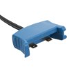 Blue connector for defibtech lifeline aed auto paediatric defibrillator pads with black cable attached
