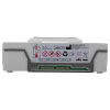 a white rectangular shaped battery with the manufacturer name schiller Medical and the address as well as safety advice for lithium batteries