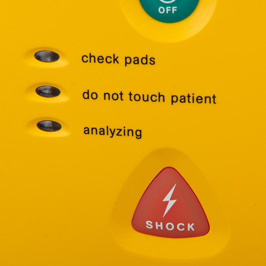 Defib Buttons Defibtech Lifeline AED Semi-Automatic Defibrillator