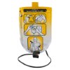 defibtech lifeline semi automatic defibrillator replacement adult electrode pads with cartoon style usage instructions