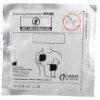 Cardiac Science Powerheart G3 adult training electrode pads shown in sealed pack with usage diagram on front