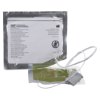Back pair of Cardiac Science Powerheart G5 defibrillator training pads with attached cables in packaging