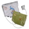 cardiac science powerheart g5 adult defibrillator pads in pack showing packaging with illustrated instructions