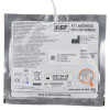 a back shot of the cardiac science powerheart g5 paediatric defibrillator pads showing the manufacturers part number, expiration date and where to open the packet
