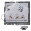 Cardiac Science Powerheart G5 defibrillator paediatric training pads with instructional diagrams on a sealed package front