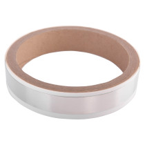 Stjhs1Ema Philips Heartstart External Manekin Adapter Front silver circle with a brown cardboard inner circle
