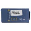 philips heartstart blue battery pack with label and safety symbols visible