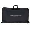 Carry bag for the laerdal little anne training manikin with bag dark skin in plain black material with handle