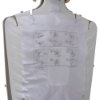 laerdal little anne training manikin with bag light skin showing the chest with printed instructional diagrams