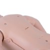 laerdal little baby qcpr training manikin with carry bag light skin showing the back of the manikin with screws and a hatch visible
