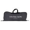 Carry bag for Laerdal Little Baby QCPR training manikin with handles and zip closure in dark grey color
