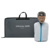 dark skin young male head and torso manikin for cpr training