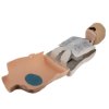 laerdal little junior qcpr paediatric traning manikin light skin with open chest and internal parts visible