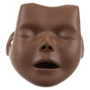 replacement dark skin face for a junior training manikin