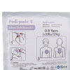 a close up view of the front highlighting the purple text pedi-padz II suitable for use on 0-8 year olds