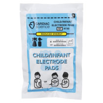 Stjphinfpads Cardiac Science Powerheart G3 Plus Paediatric Defibrillator Pads Front a front shot of the cardiac science powerheart g3 plus child/infant defibrillator